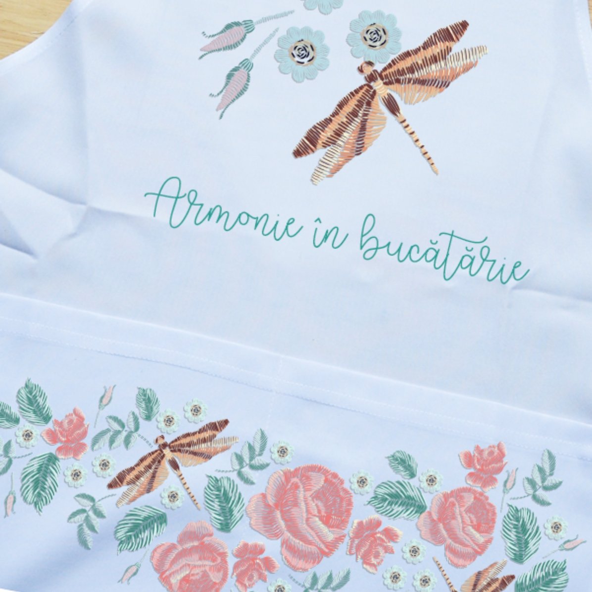 Juego personalizado con texto - Armonía en la cocina
