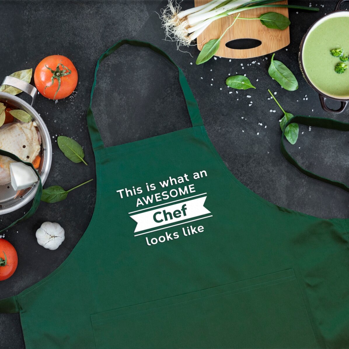 Camiseta personalizada con texto - Awesome Chef
