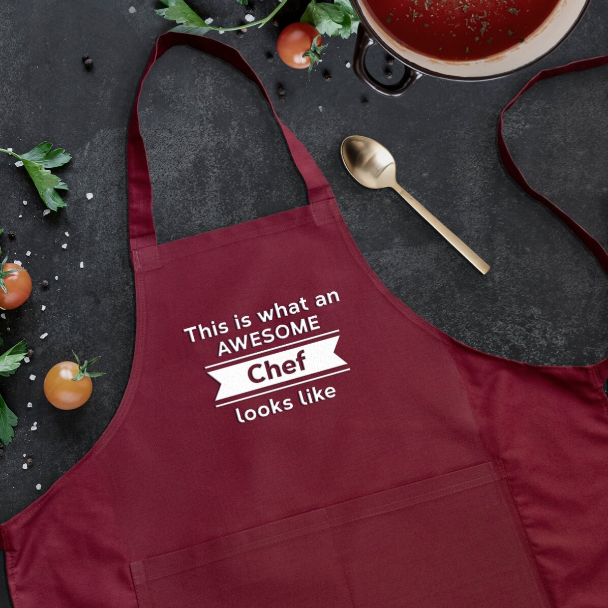 Camiseta personalizada con texto - Awesome Chef