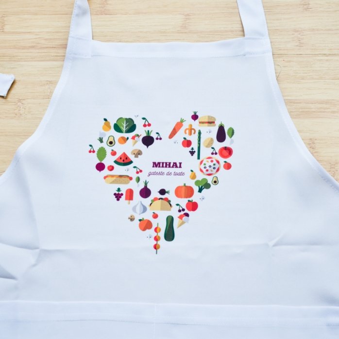 Sort personalizado con texto - modelo «heart food»