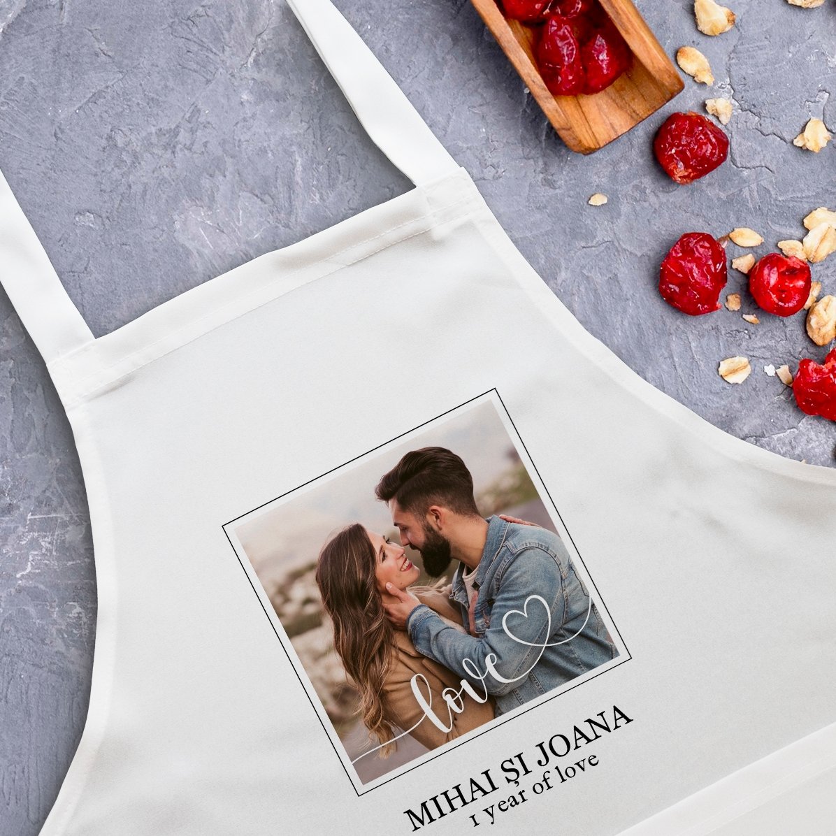 Lámina personalizada con texto y una foto - Love