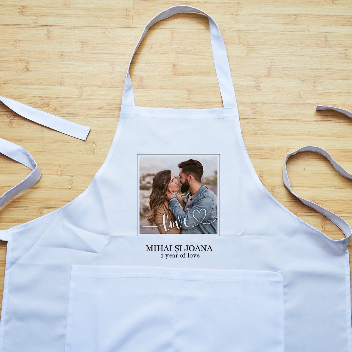 Lámina personalizada con texto y una foto - Love