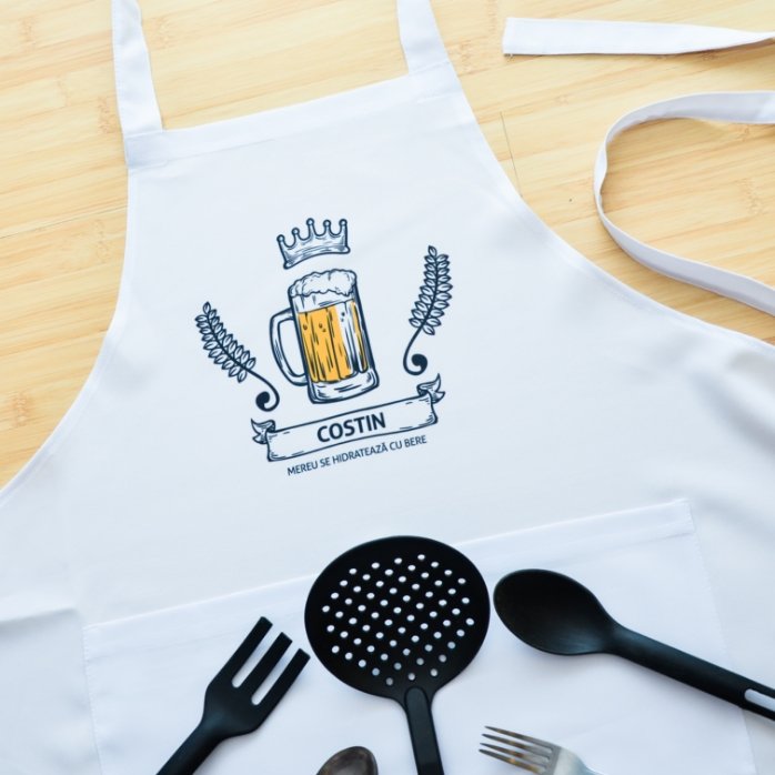 Customised apron - King Of The Beer