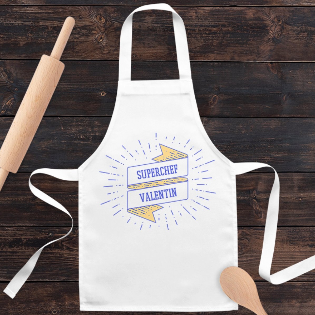 Camiseta personalizada para niños con texto - Superchef