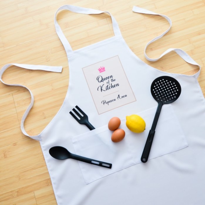 Modelo blanco personalizado - Queen Of The Kitchen