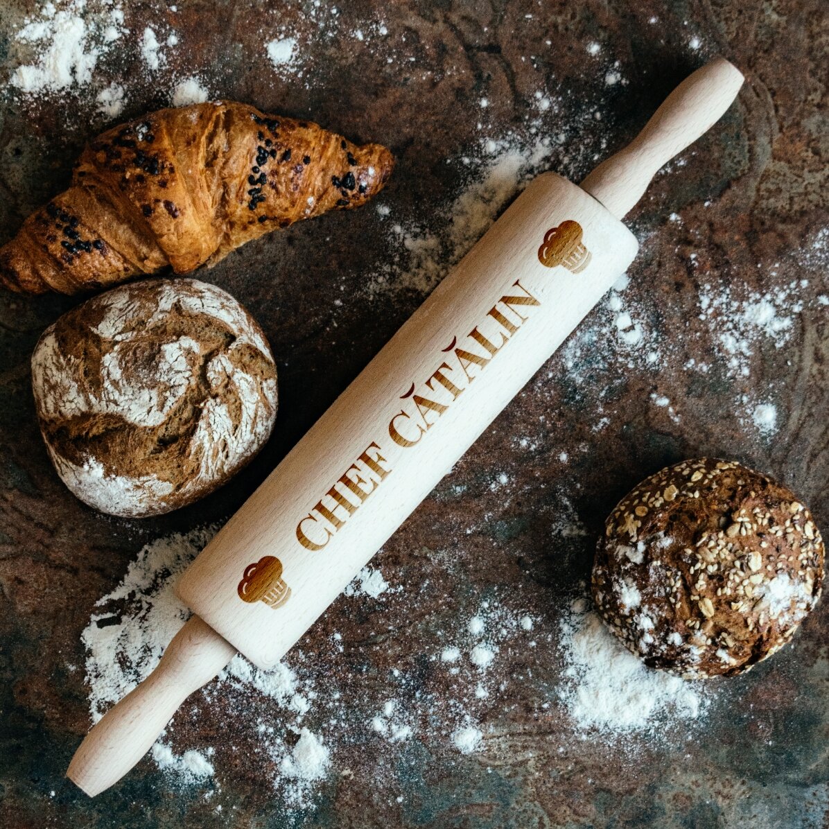 Paleta de madera personalizada - Chef