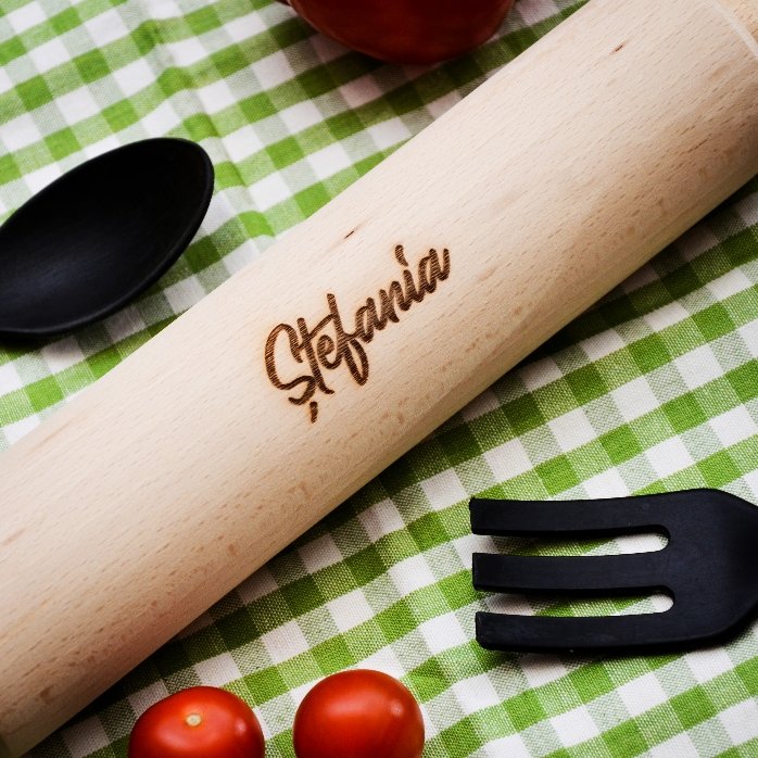 Molinillo de madera personalizado con tu nombre