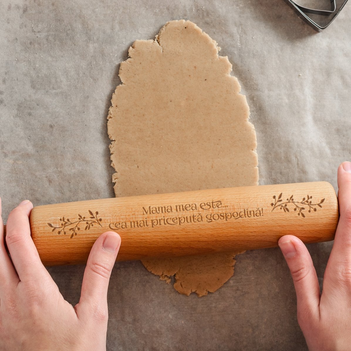Rodillo de madera personalizado - Gospodina
