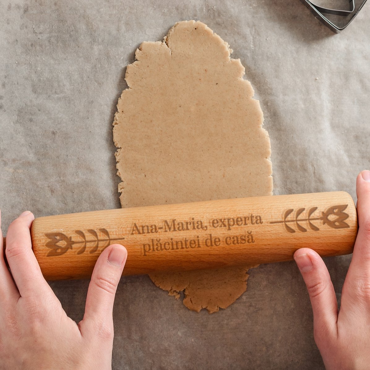 Rodillo de madera personalizado - La experta en tartas