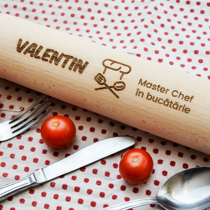 Rodillo de madera personalizado - MasterChef en la cocina