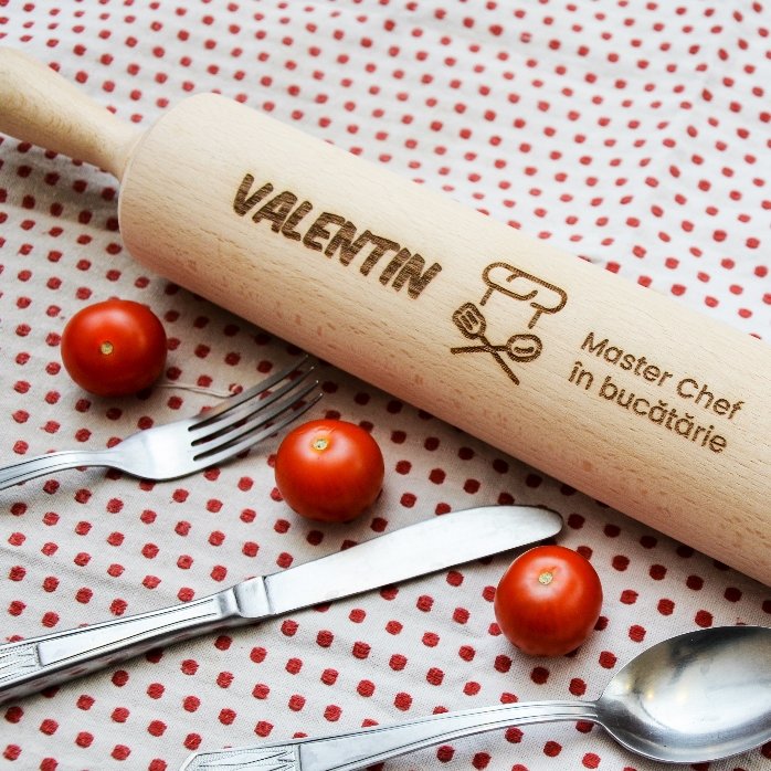 Rodillo de madera personalizado - MasterChef en la cocina