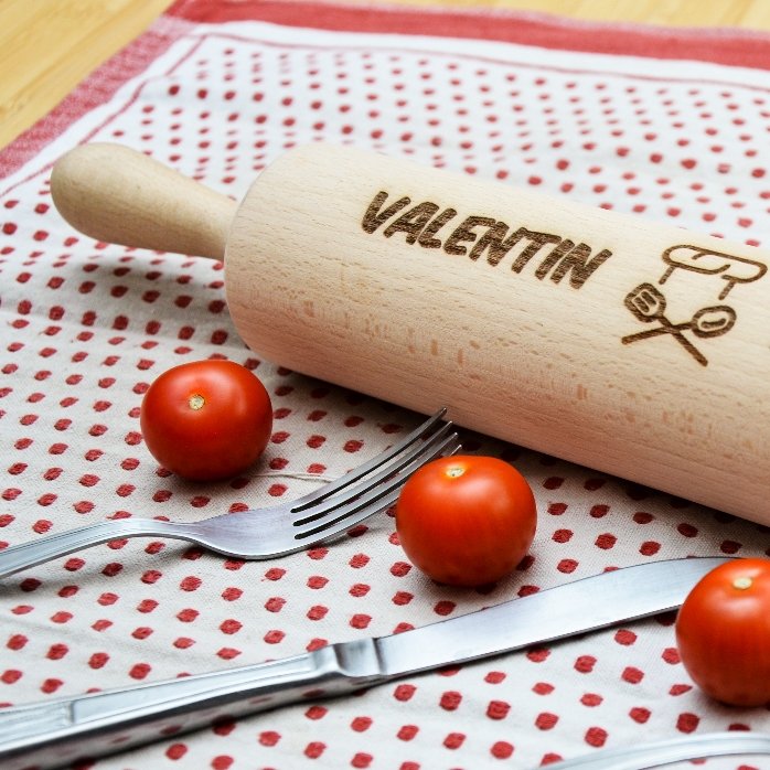 Rodillo de madera personalizado - MasterChef en la cocina