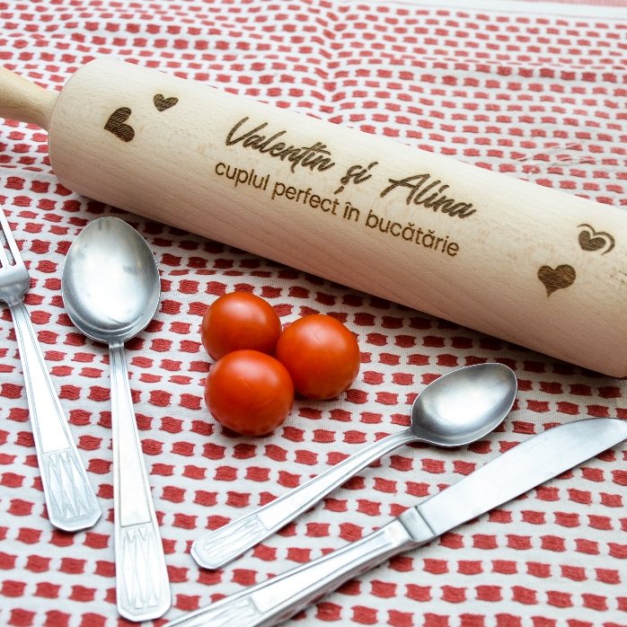 Paleta de madera personalizada para parejas