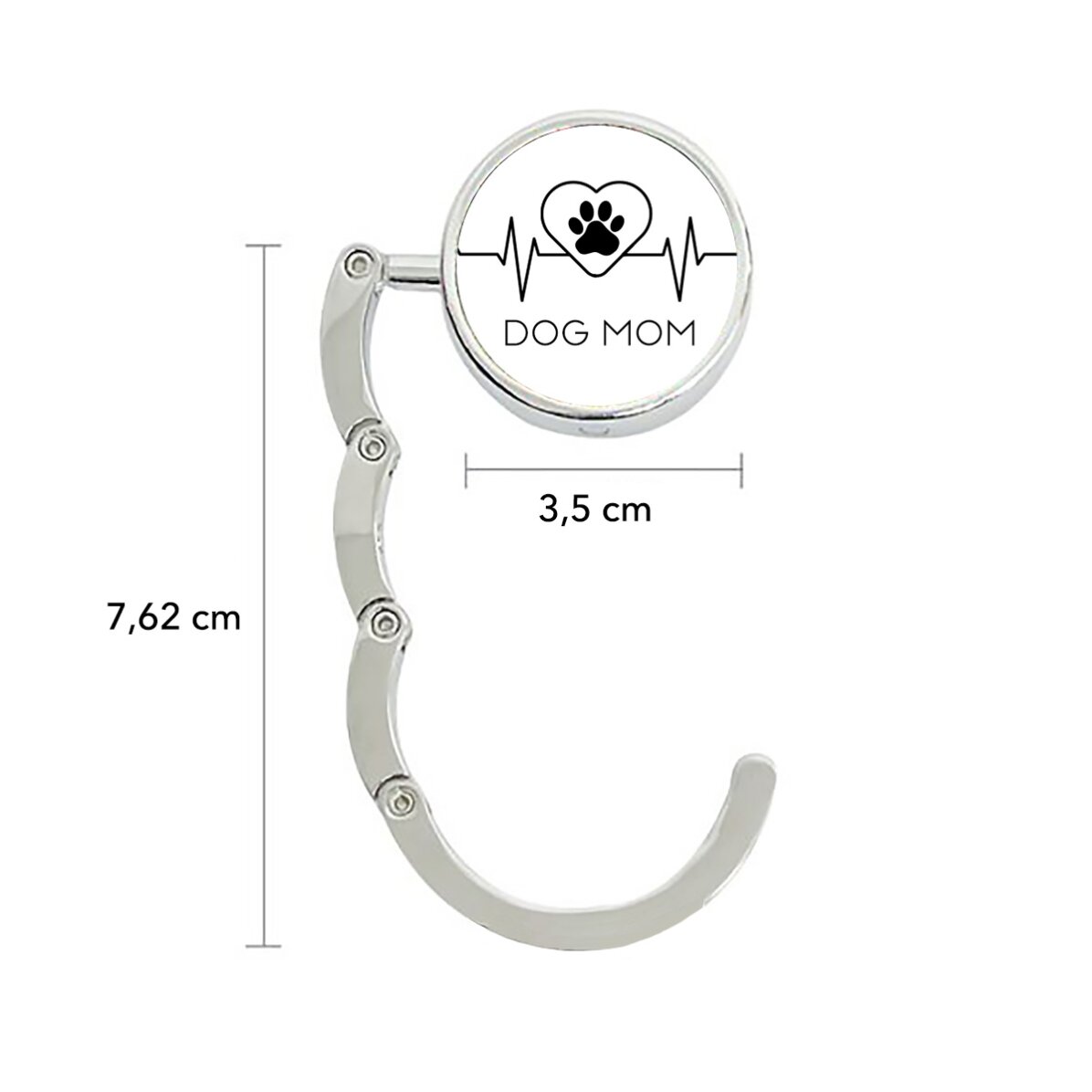 Personalised table bag holder with message - Love