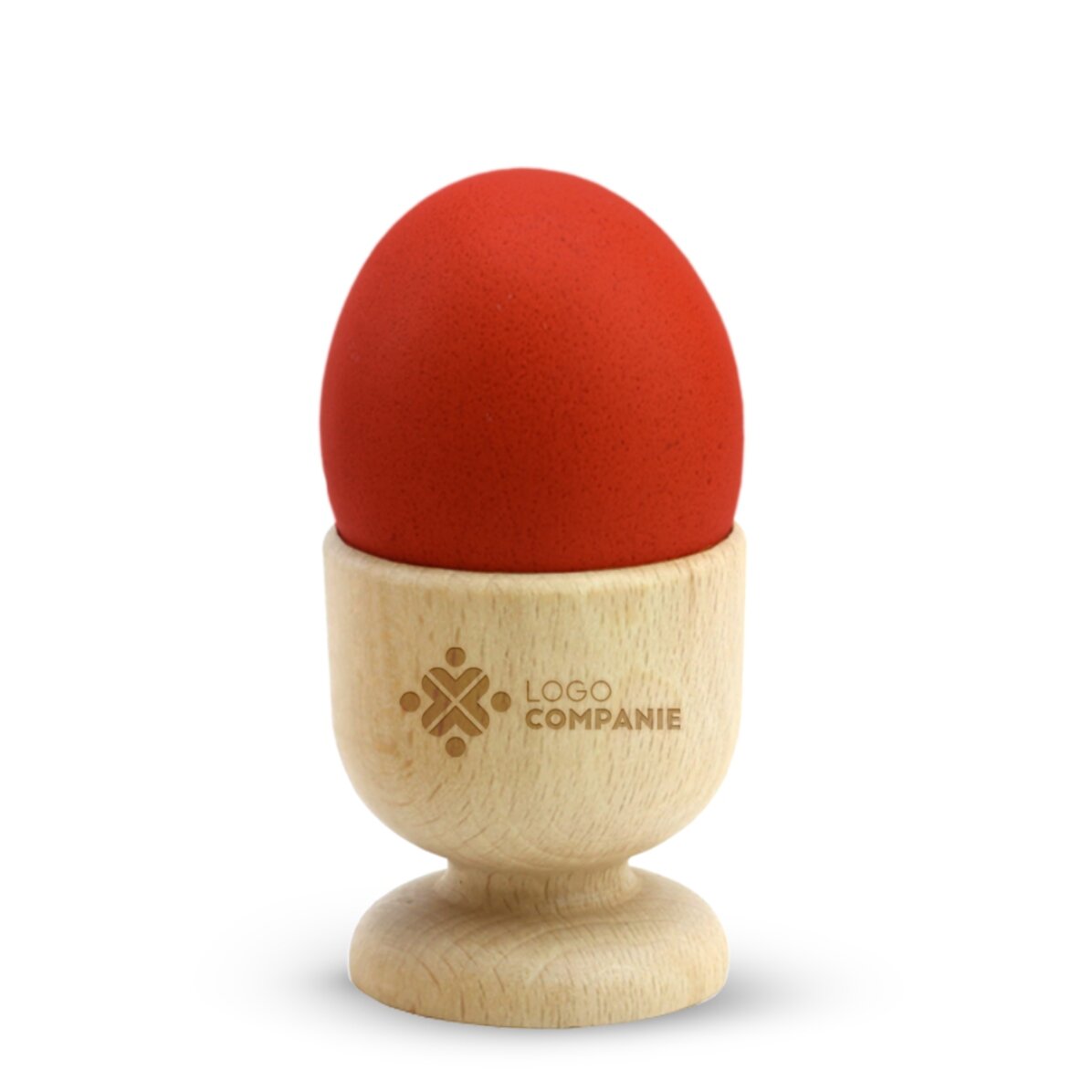 Huevera personalizada con logotipo