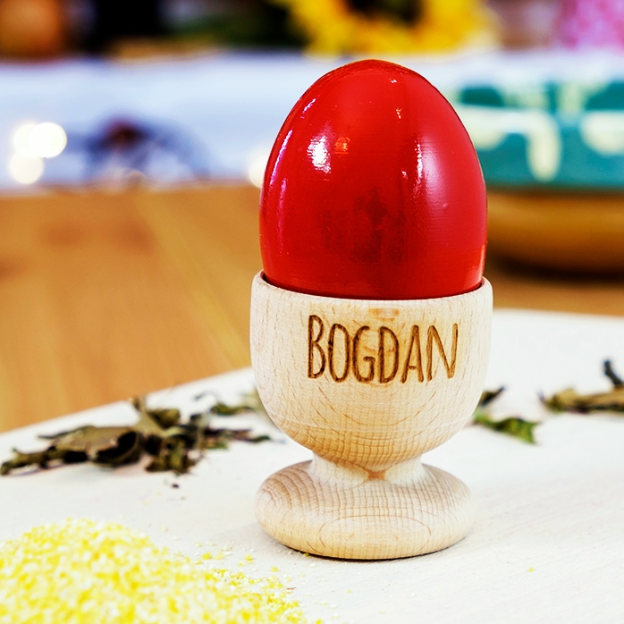 Huevera personalizada para parejas