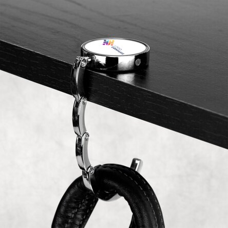 Customised bag holder for table with logo