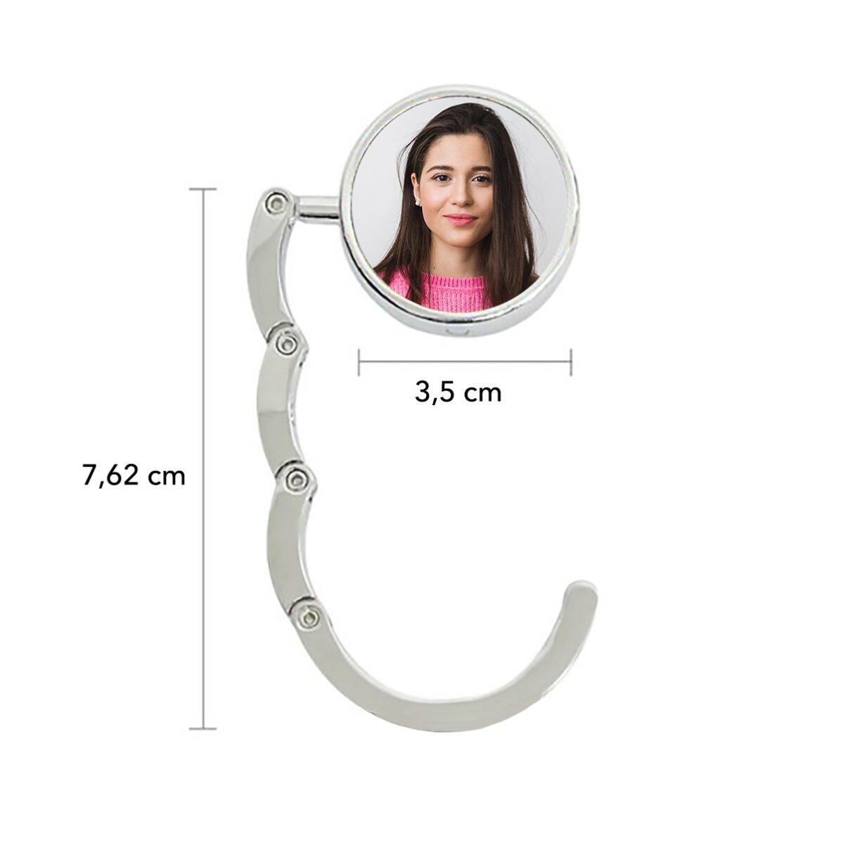 Soporte para bolso de mesa personalizado con una foto