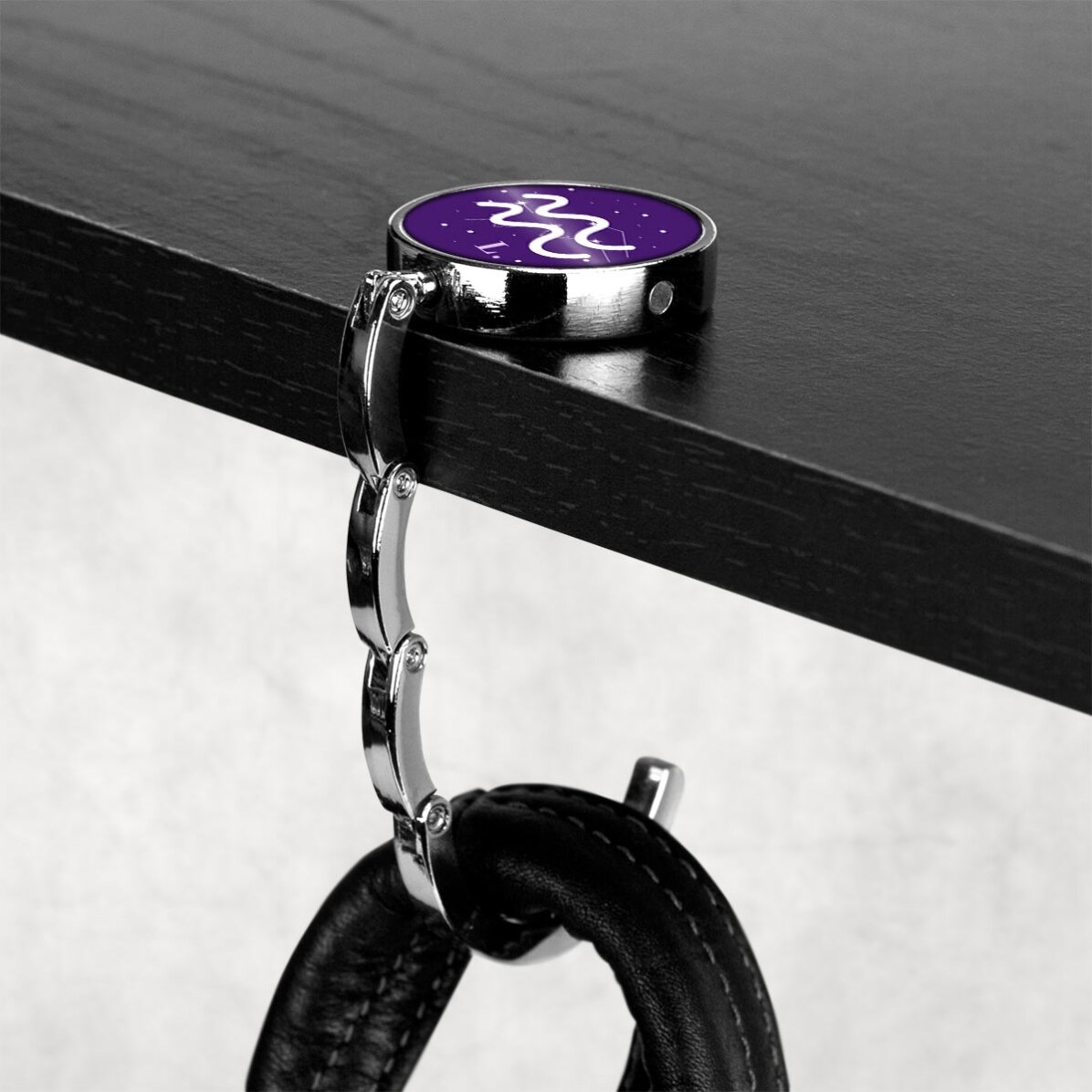 Soporte para bolso de mesa personalizado con texto - Zodiac