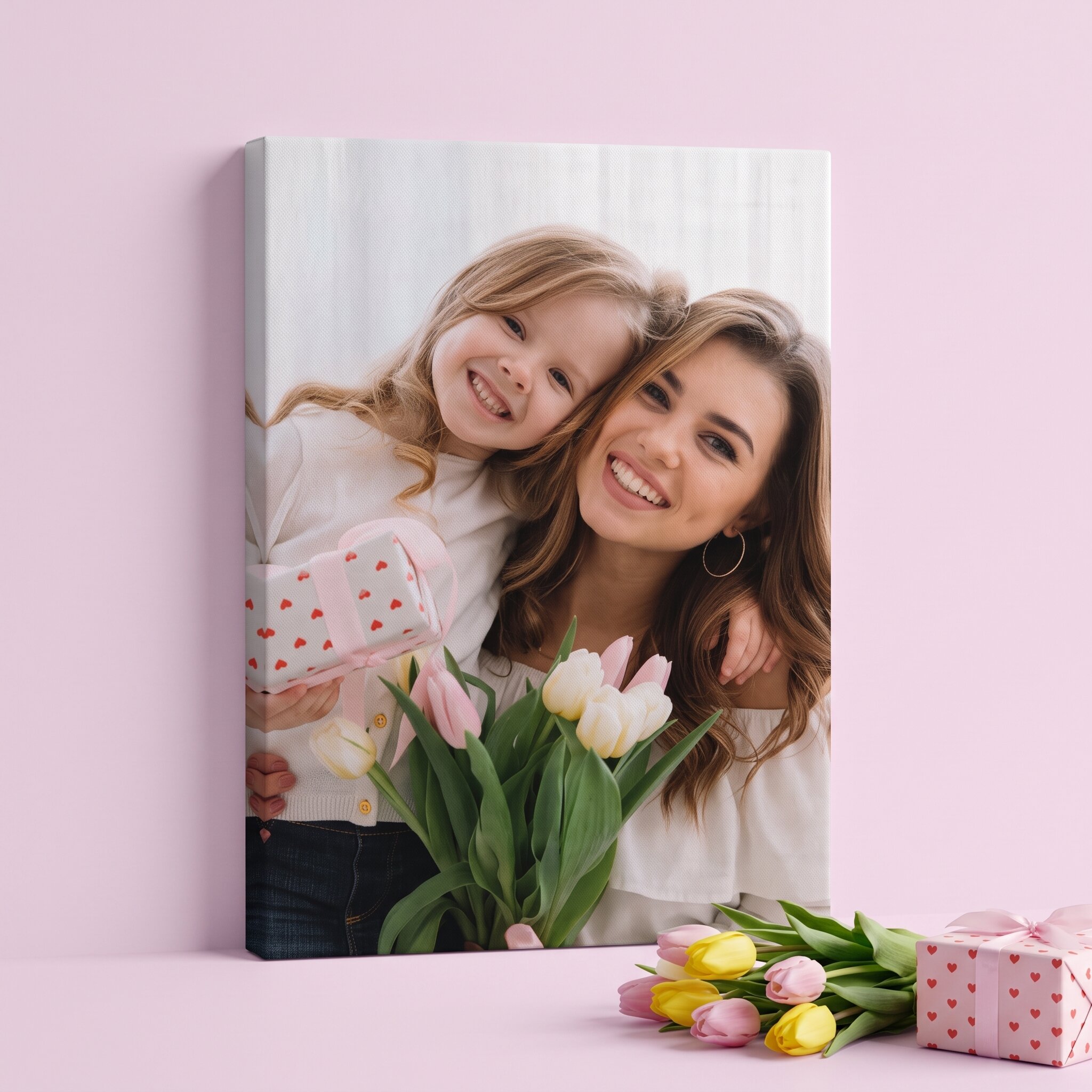 Cuadro de lienzo personalizado con una foto