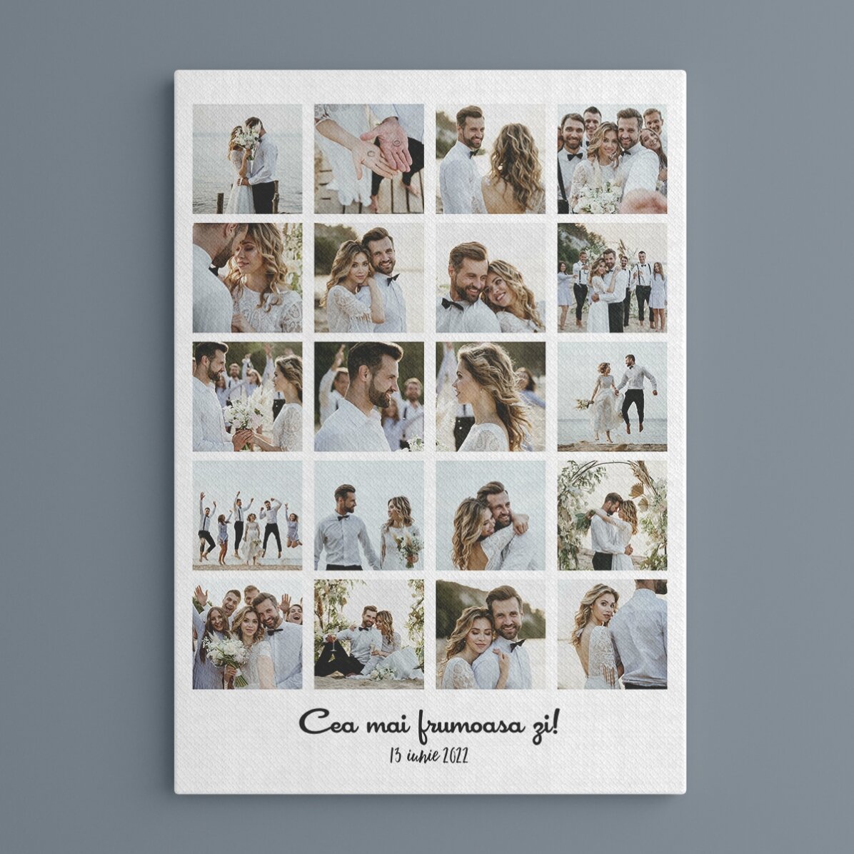 Cuadro personalizado con 20 fotos