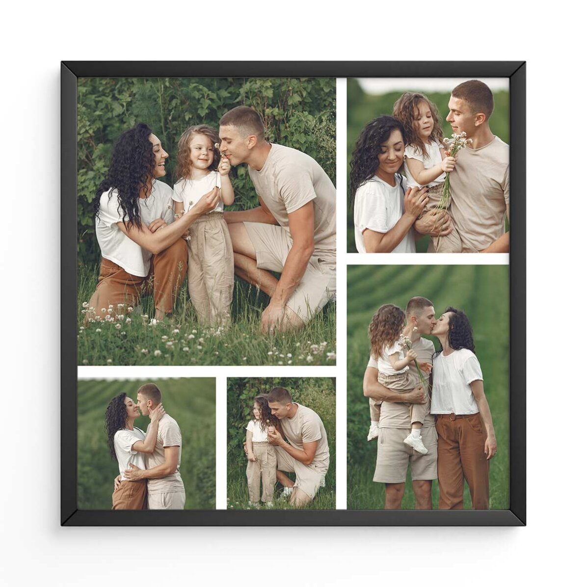 Cuadro personalizado con 5 fotos