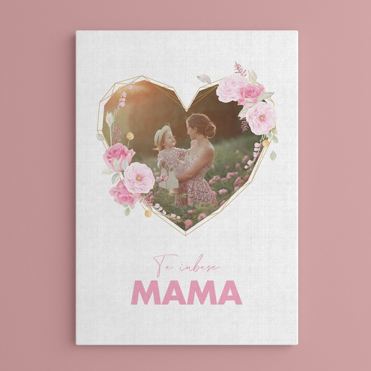 Cuadro personalizado con foto y texto - From my heart