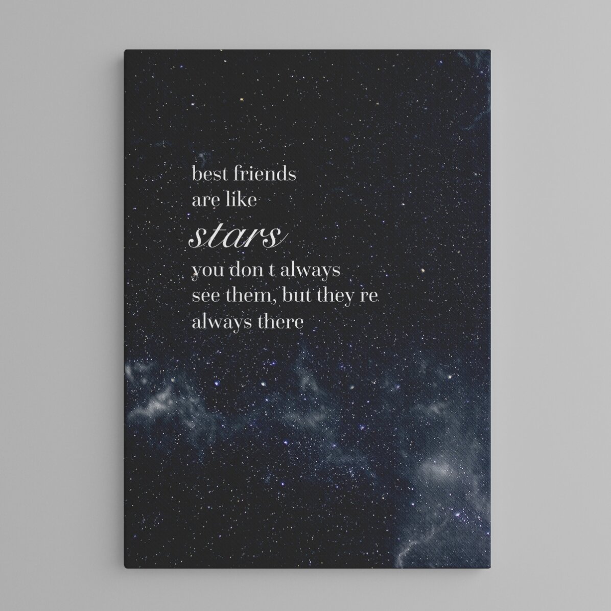 Cuadro personalizado con texto - Best Friends