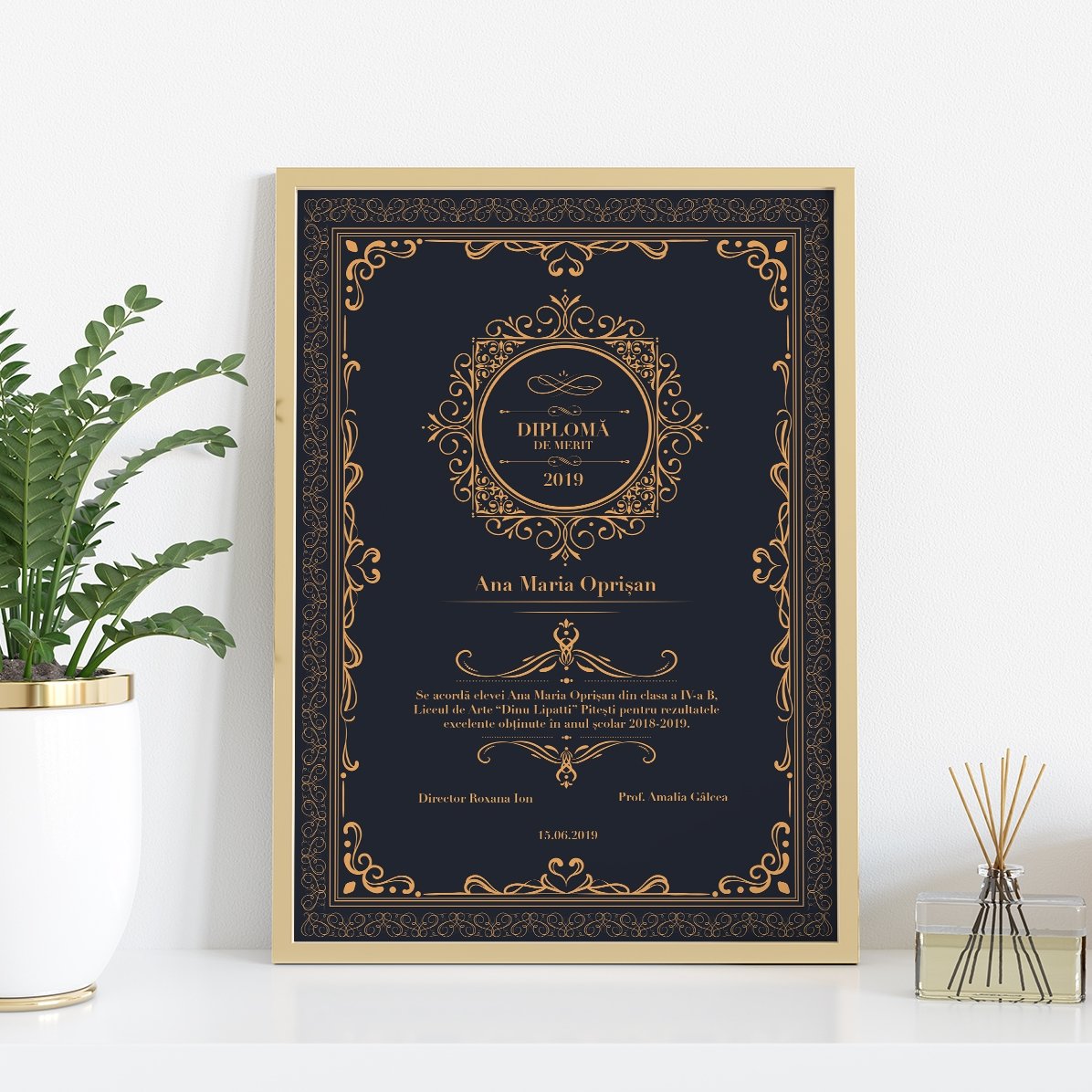Cuadro personalizado - Diploma