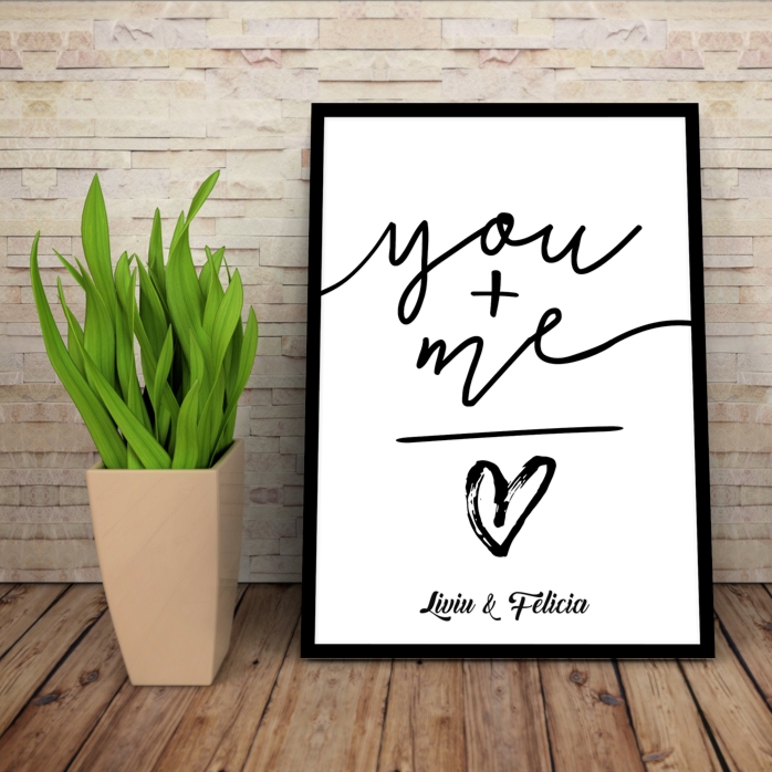 Cuadro personalizado - tú + yo