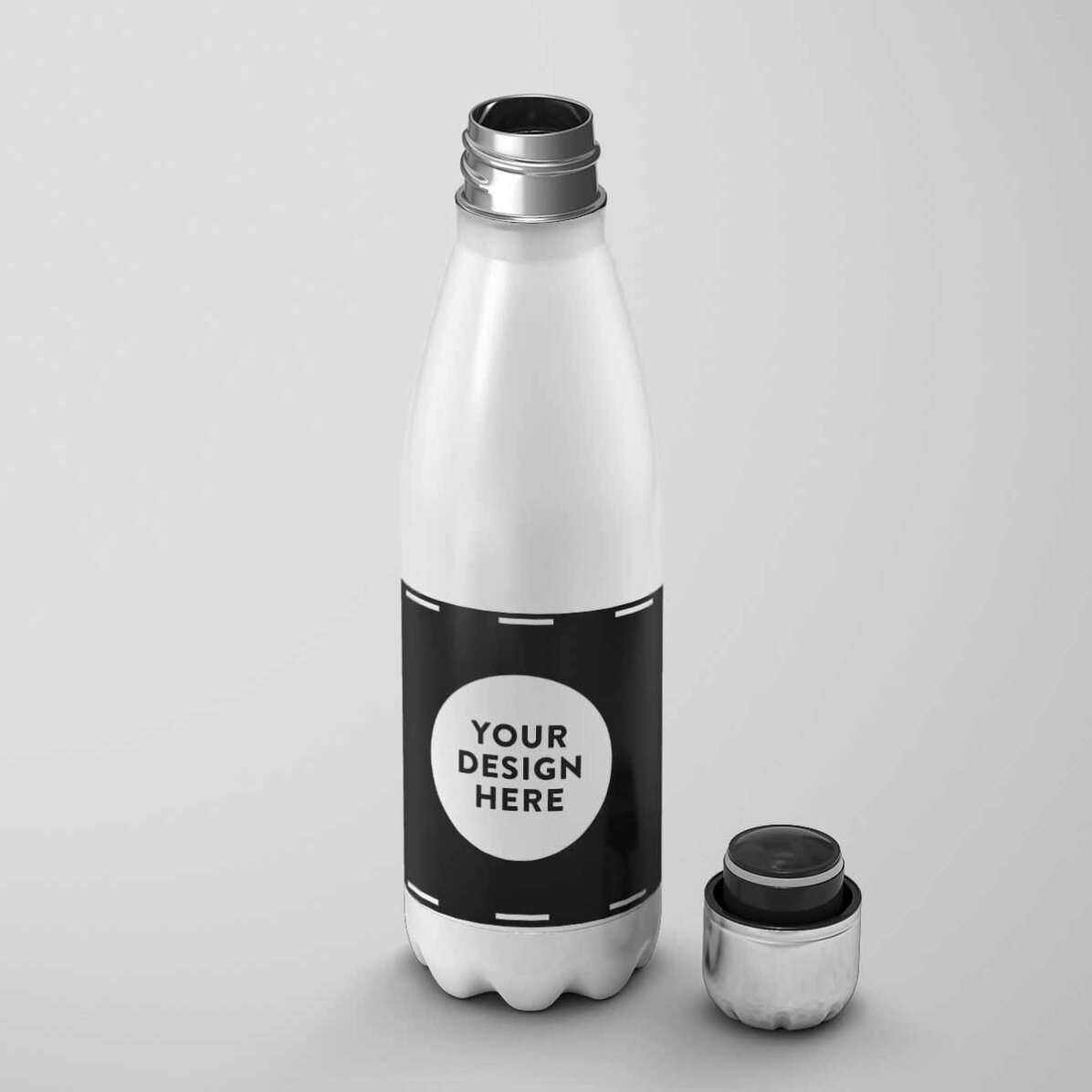 Termo con base blanca personalizado con tu diseño