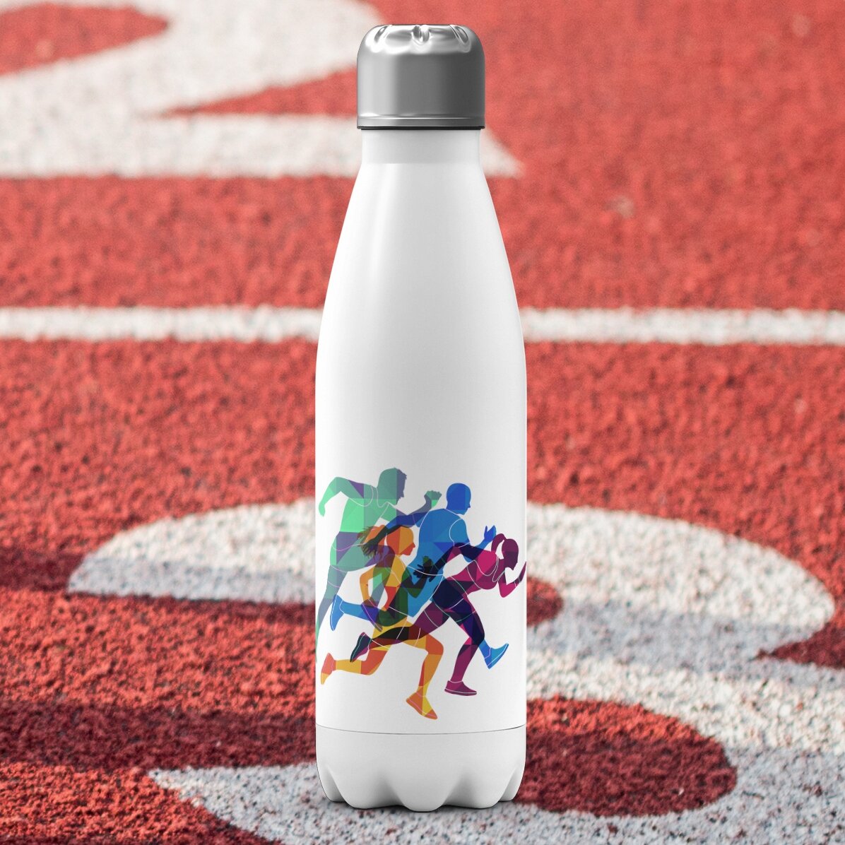Termo con base blanca personalizado con nombre - Runner