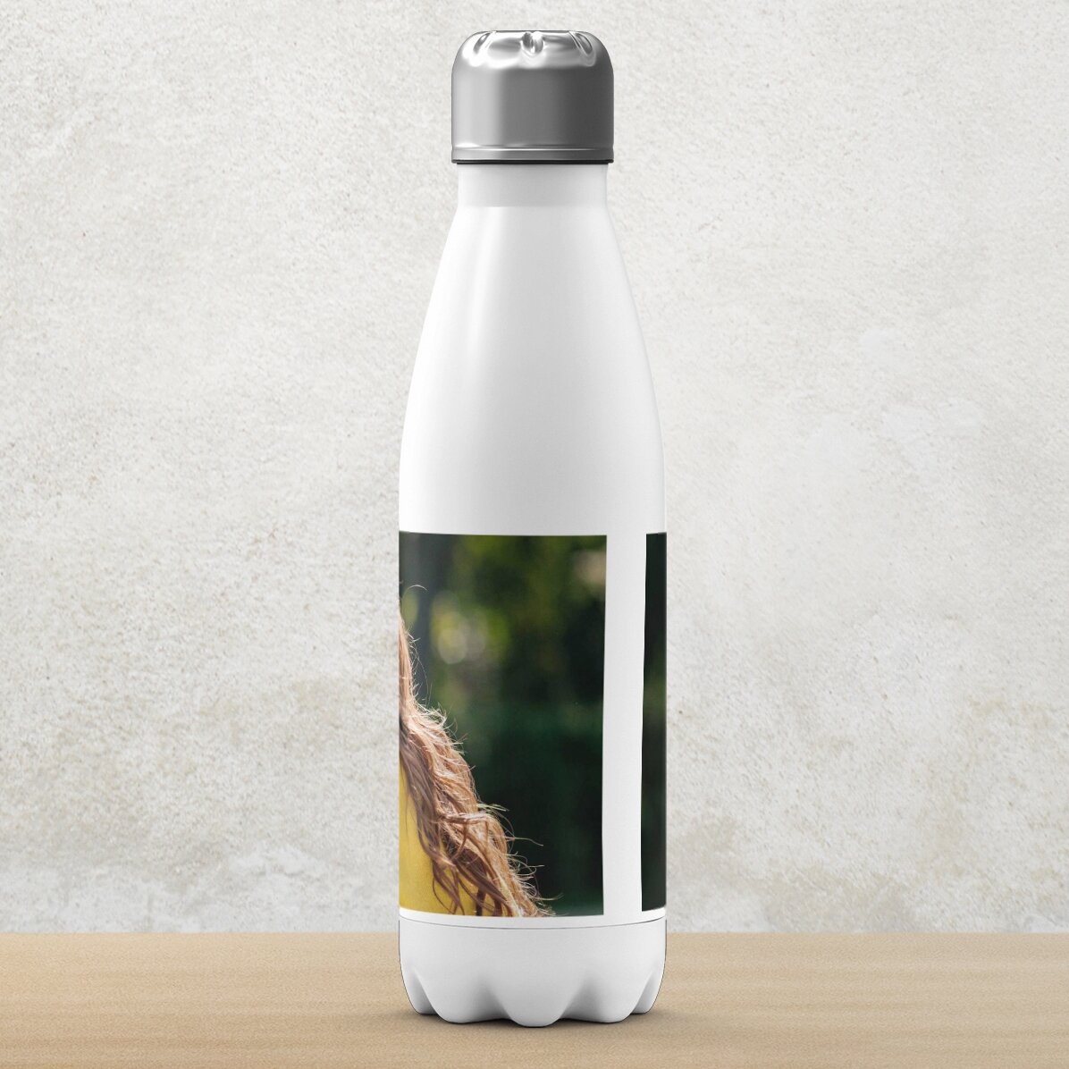 Termo con base blanca personalizado con una foto en formato horizontal