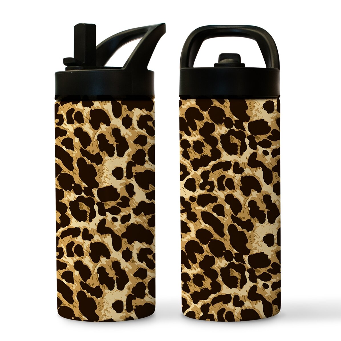 Término con asa y pajita - colección Animal print