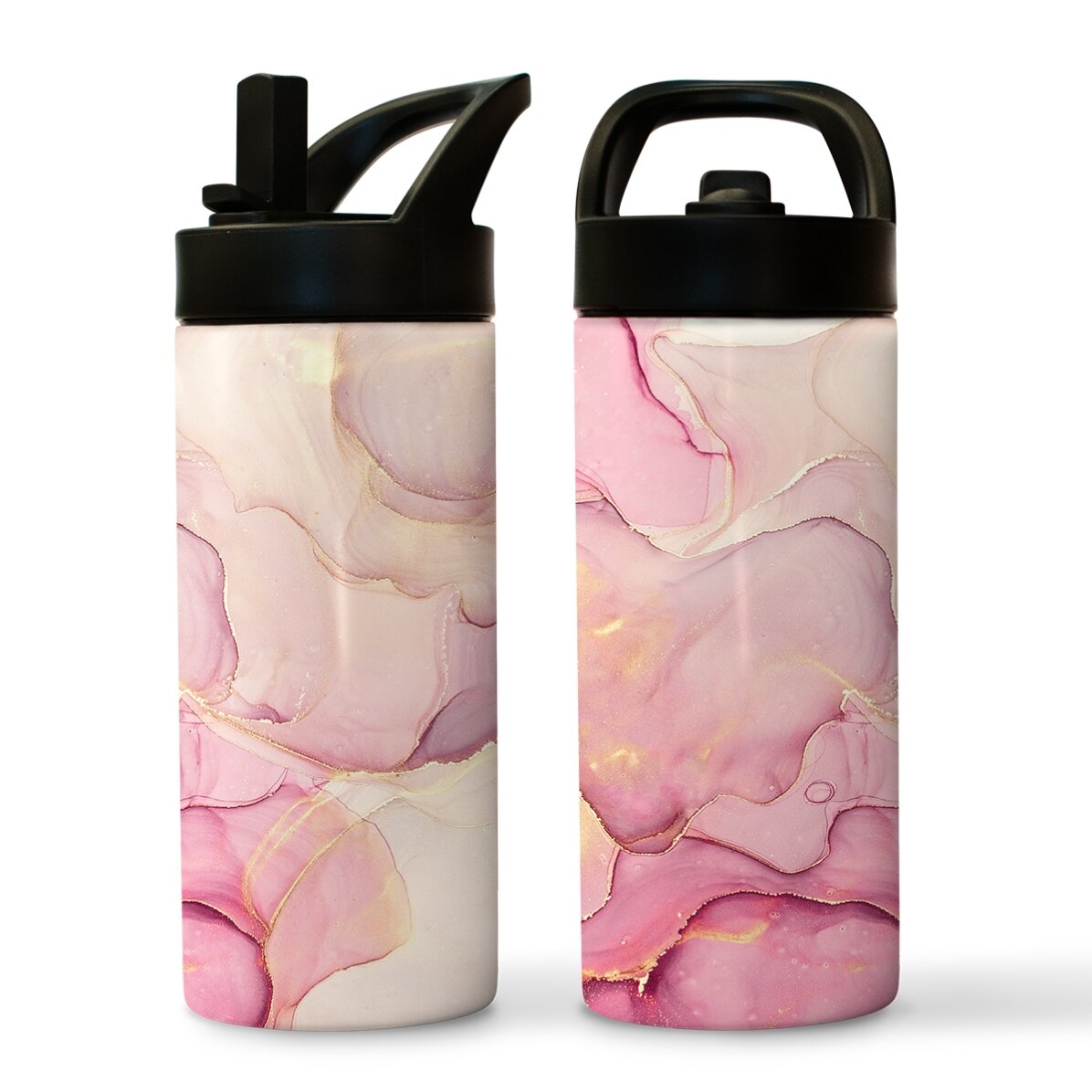 Término con asa y pajita - colección Marble