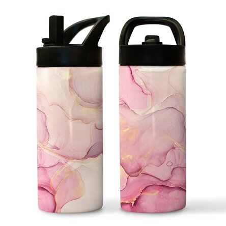 Término con asa y pajita - colección Marble