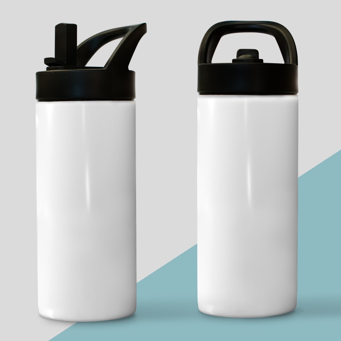 Termo con asa y pajita personalizado con tu diseño