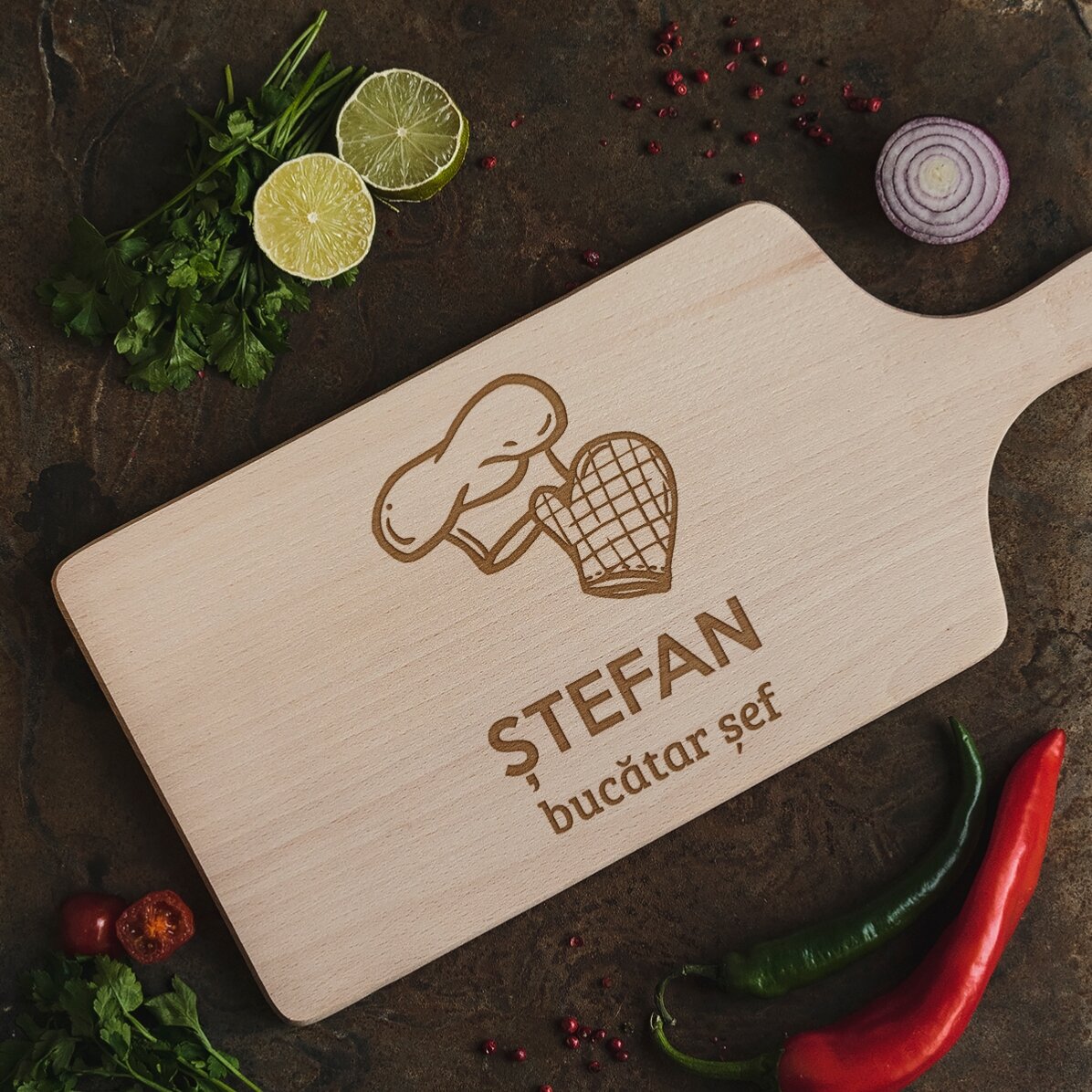 Tabla de cortar personalizada - Jefe de cocina