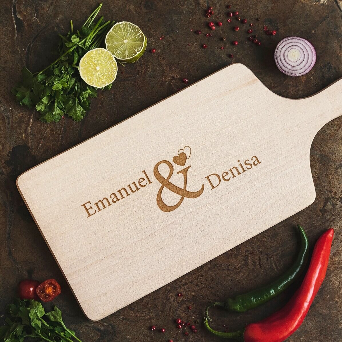 Picadora personalizada - Nombres de pareja