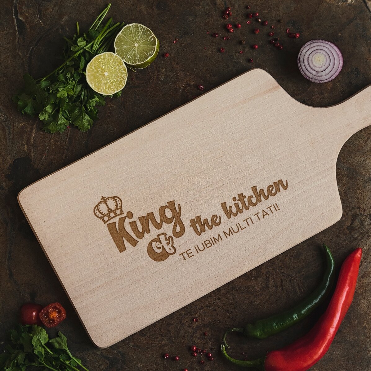Tabla de cortar personalizada - King Of The Kitchen