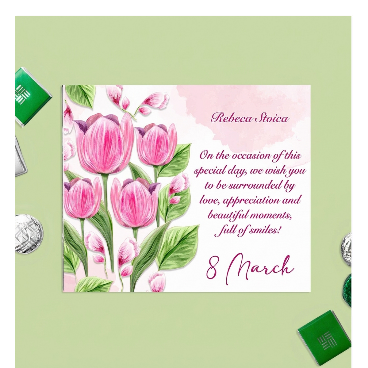 Cajas de bombones personalizadas para el 8 de marzo