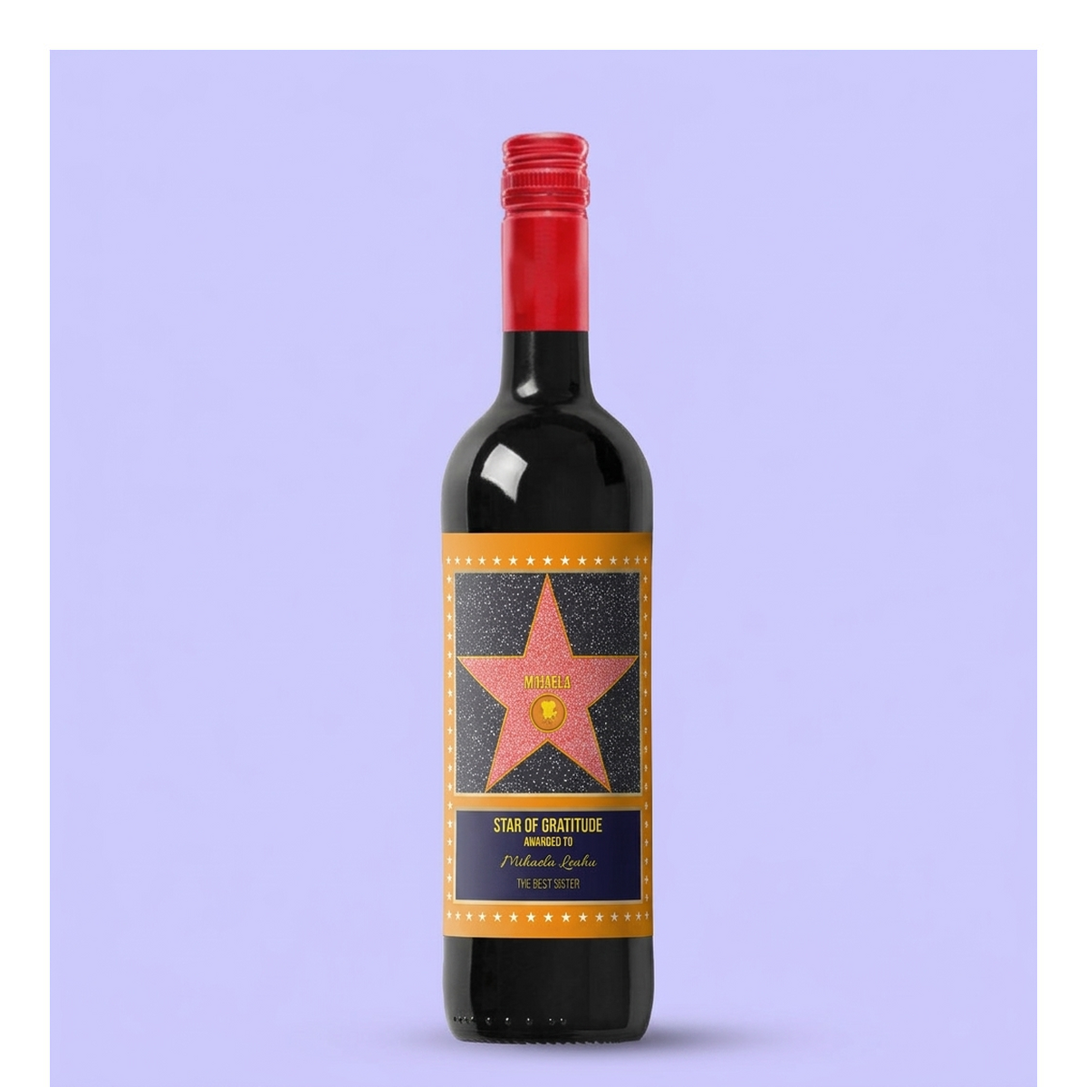 Vinos personalizados de agradecimiento