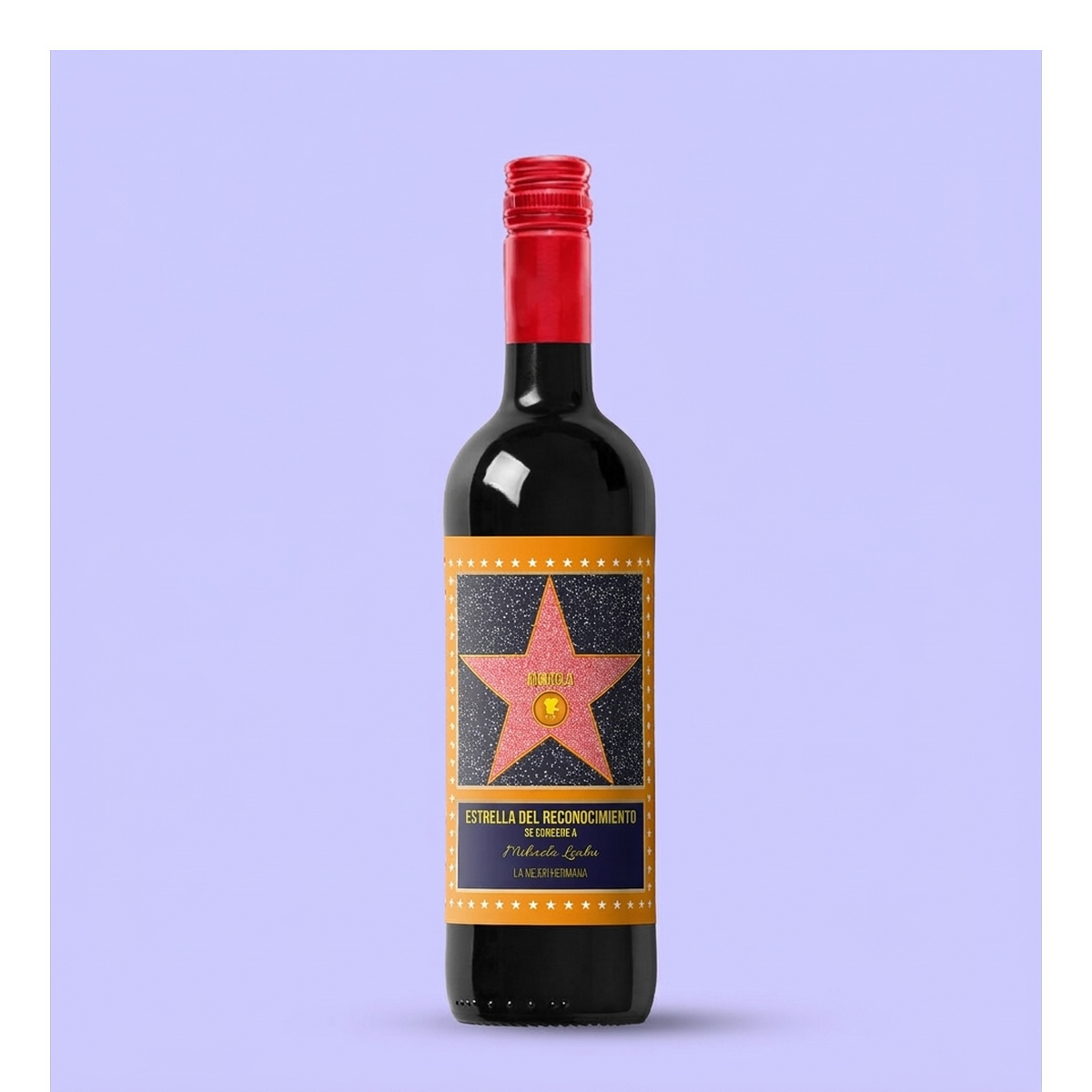 Vinos personalizados de agradecimiento