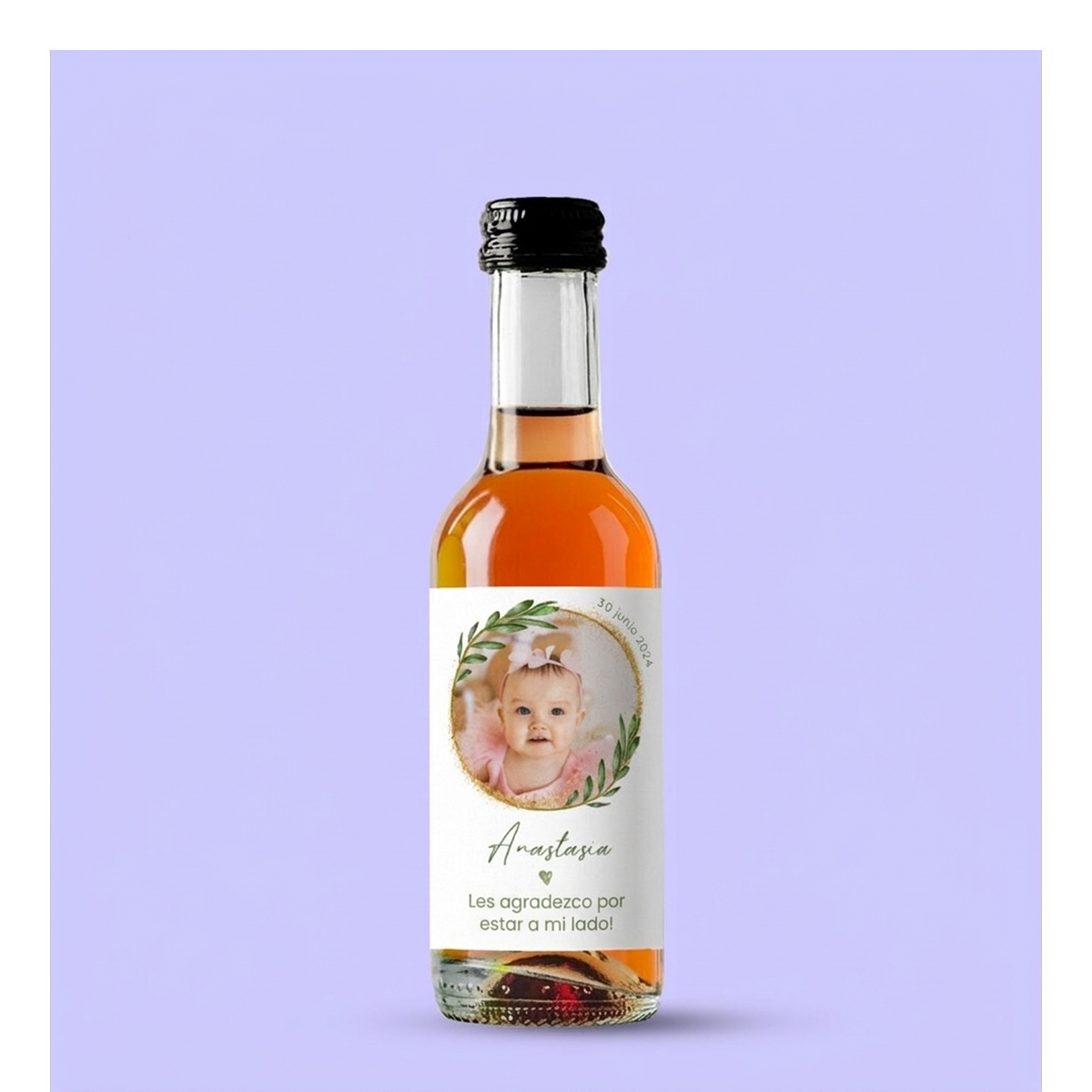 Vinos personalizados para un bautizo