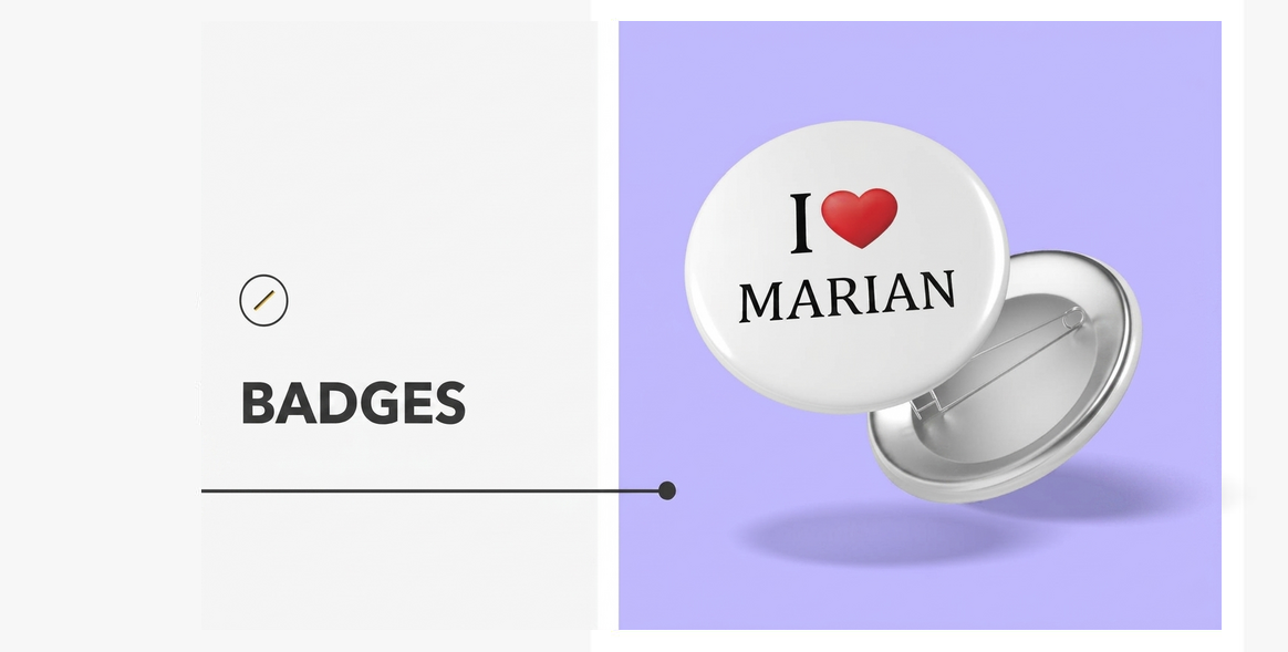 Insignias metálicas personalizadas