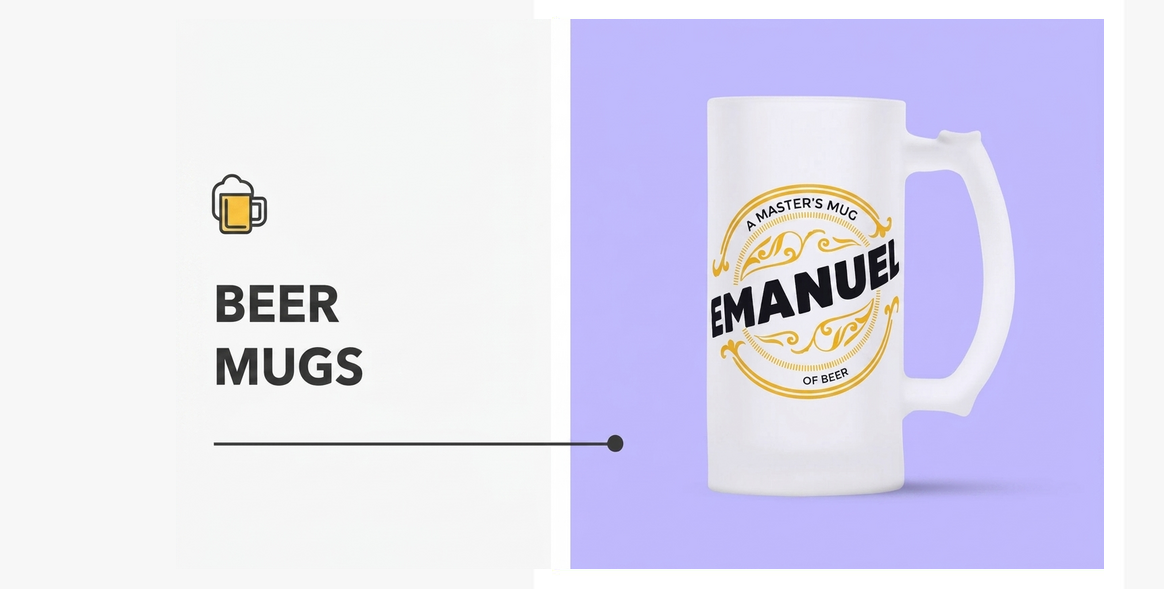 Jarras de cerveza personalizadas