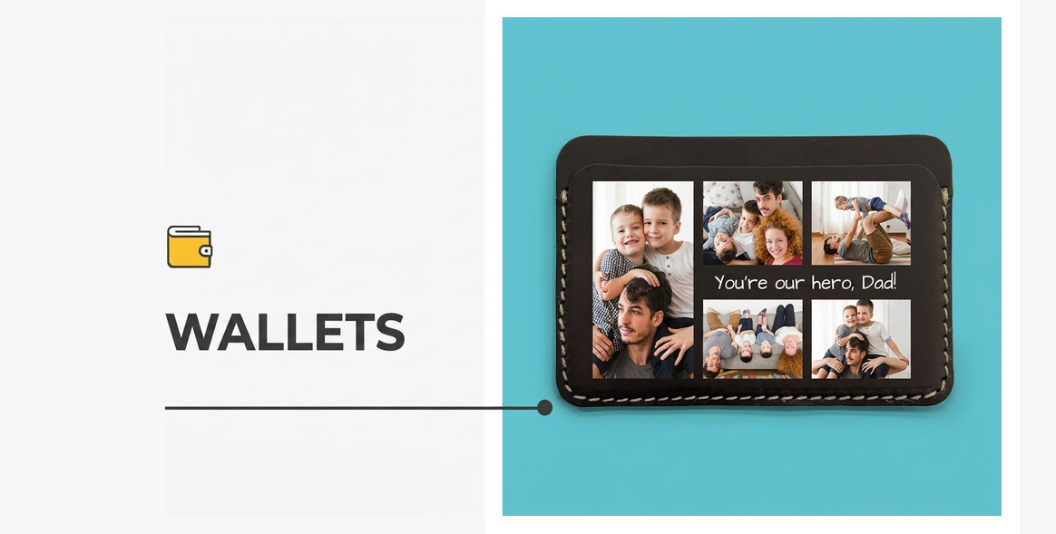 Carteras de piel personalizadas