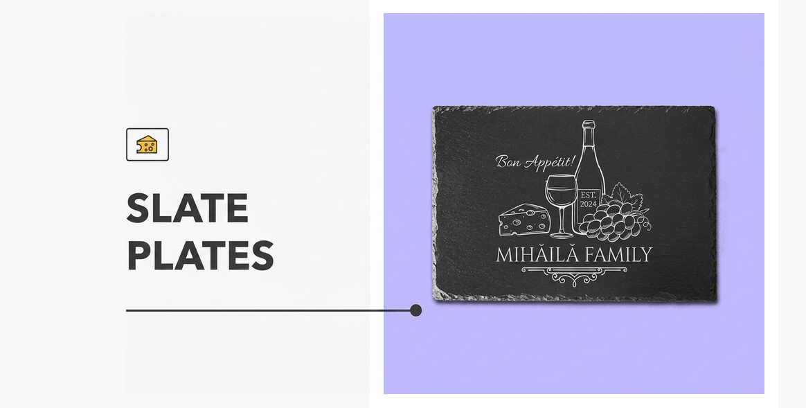 Láminas de pizarra personalizadas