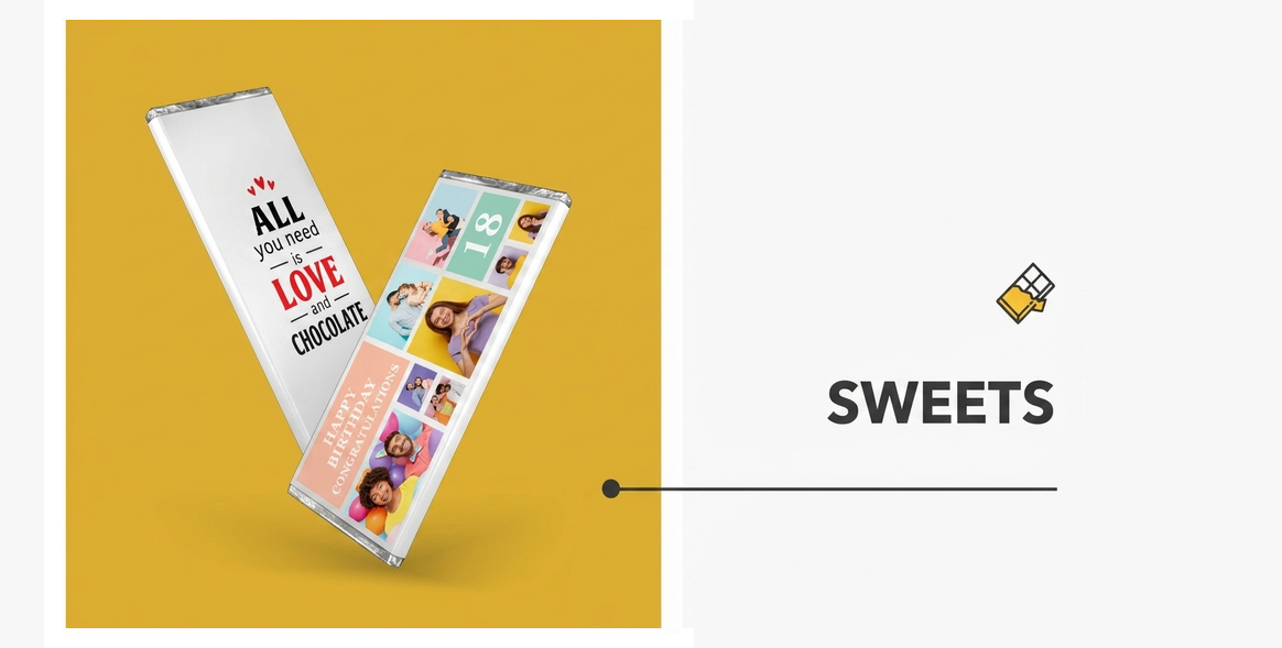 Todos los dulces y caramelos personalizados