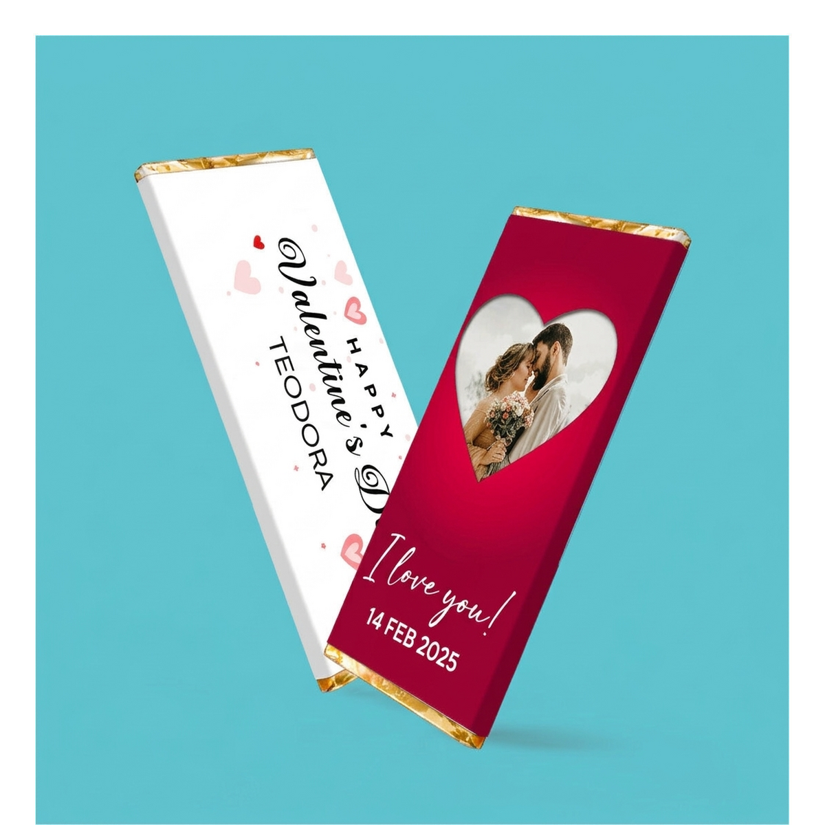 Mini tabletas de chocolate personalizadas